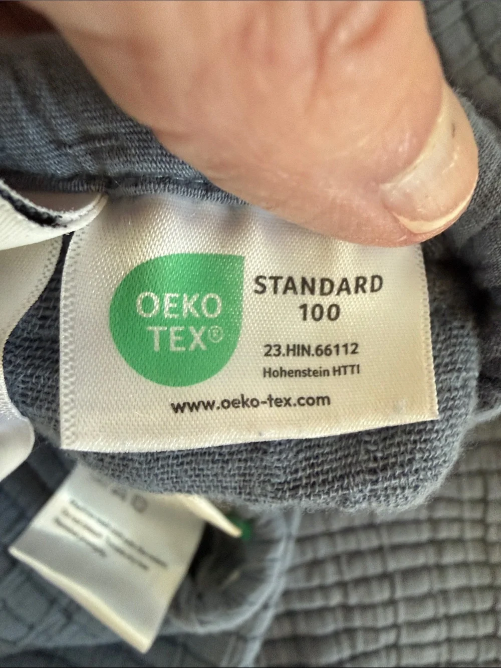 NWOT Quince Organic Ribbed Cotton Shams – Mineral – Standard
